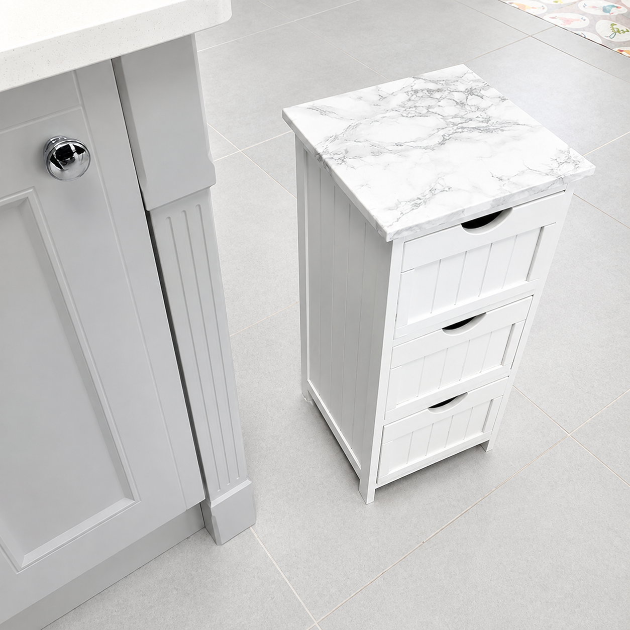 White Marble Self Adhesive Wallpaper | Waterproof PVC Contact Paper