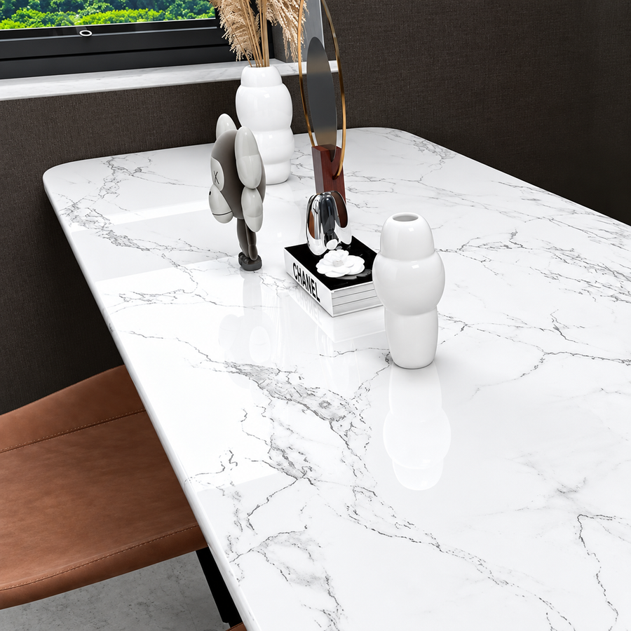 White Marble Self Adhesive Wallpaper | Waterproof PVC Contact Paper