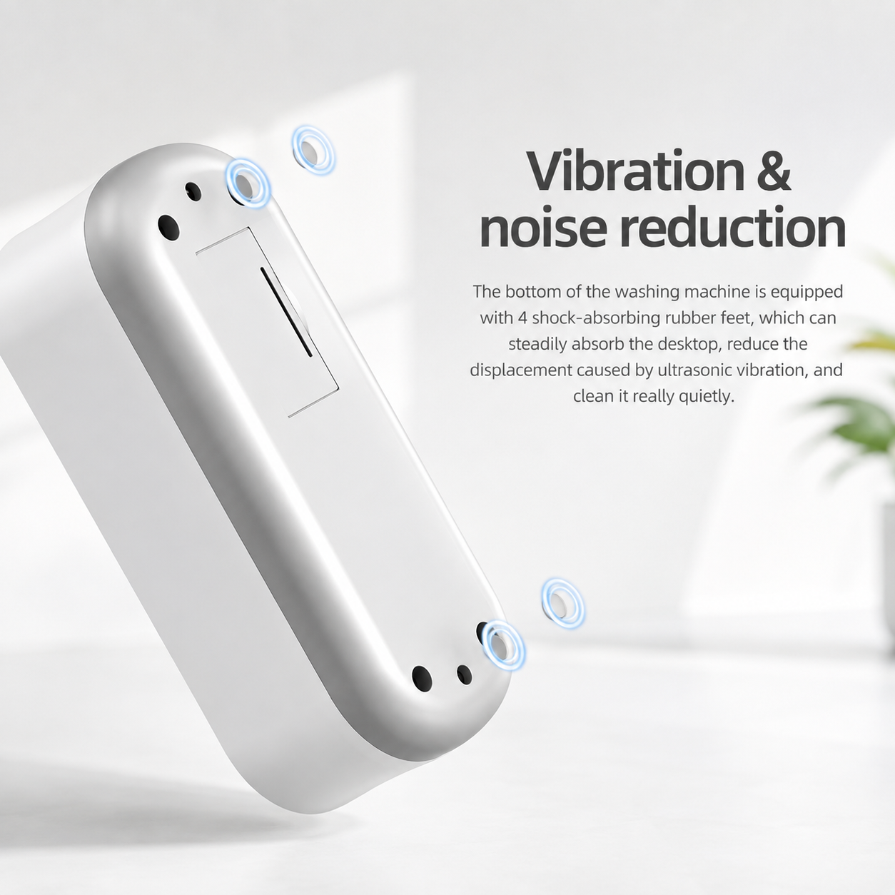 Ultrasonic Jewelry Cleaner | Mini Cleaner for Glasses, Watches & Small Items