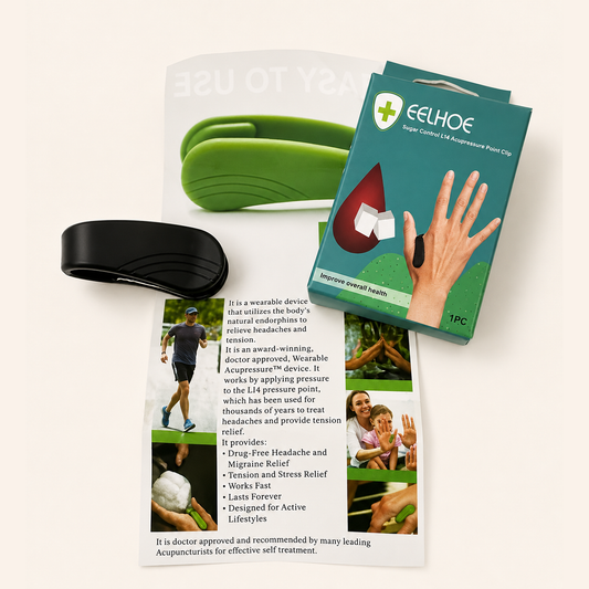 ELHOE LI4 Acupressure Point Clip | Hand Pressure Point Massage Tool